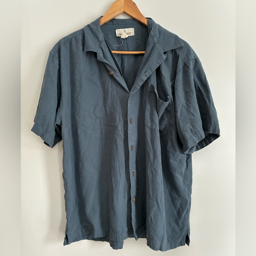 Men's Blue Casual Shirt